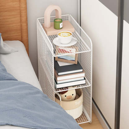 Minimalist Lattice Mesh Iron Side Table