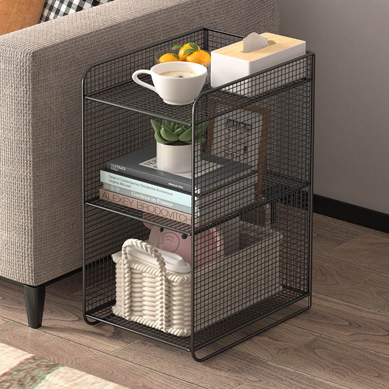 Minimalist Lattice Mesh Iron Side Table