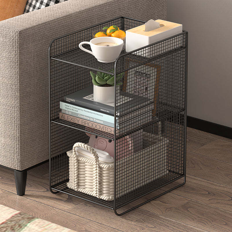 Minimalist Lattice Mesh Iron Side Table
