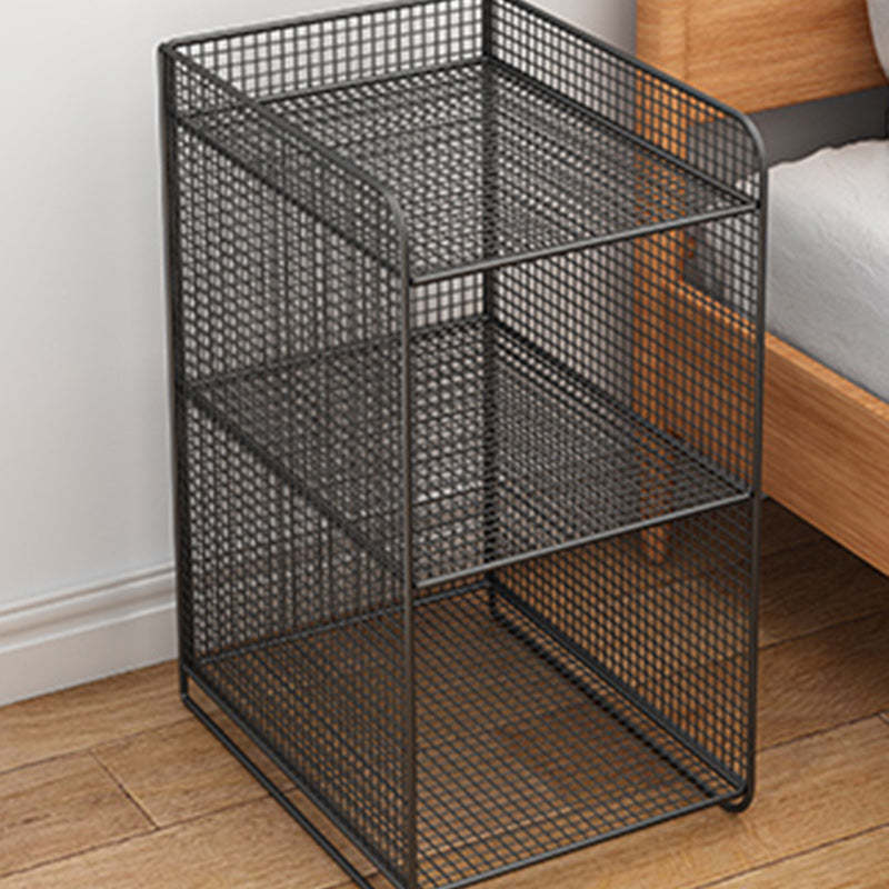 Minimalist Lattice Mesh Iron Side Table