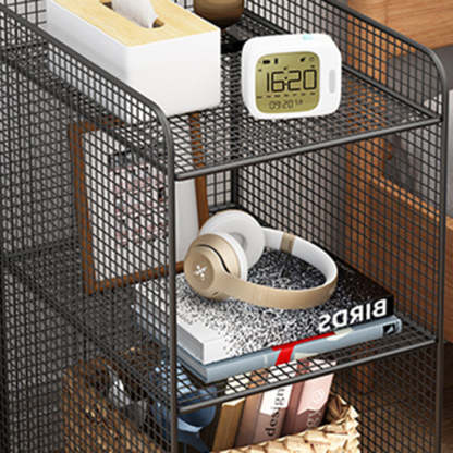 Minimalist Lattice Mesh Iron Side Table