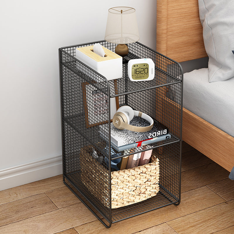 Minimalist Lattice Mesh Iron Side Table