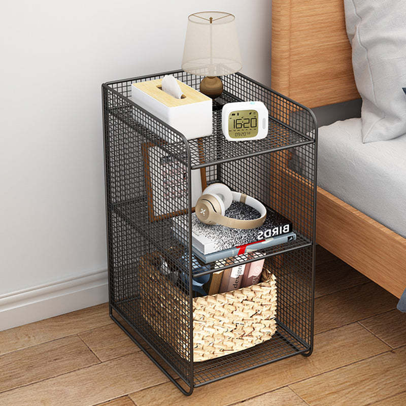 Minimalist Lattice Mesh Iron Side Table