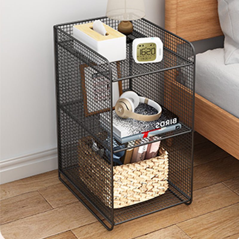 Minimalist Lattice Mesh Iron Side Table