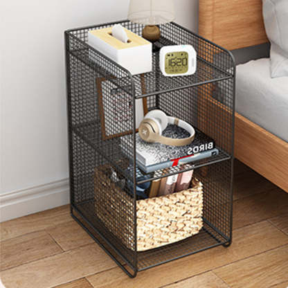 Minimalist Lattice Mesh Iron Side Table