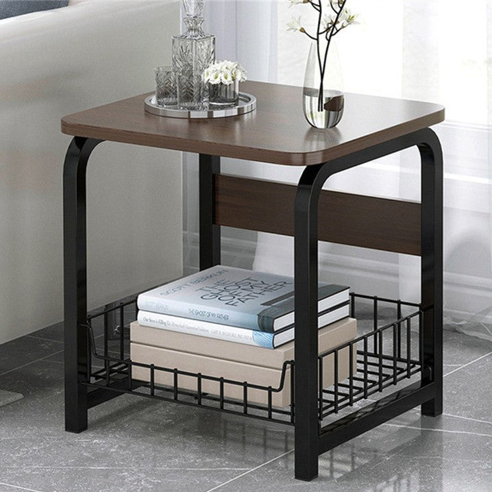 Grid Steel Side Table — 2 / Black
