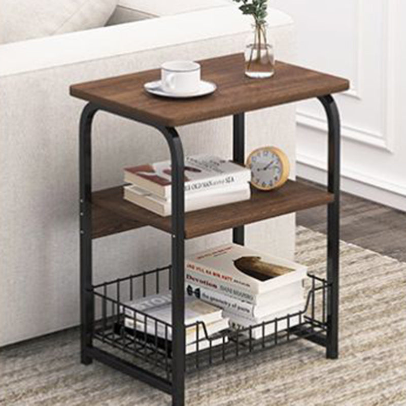 Grid Steel Side Table — 3 / Black