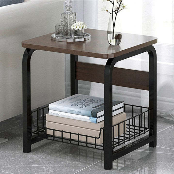 Grid Steel Side Table — 2 / Black