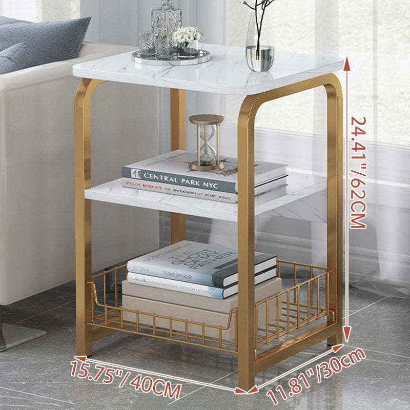 Grid Steel Side Table