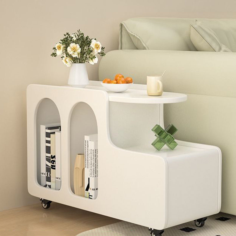 Scandinavian Semi-Circular 3-Tier Side Table