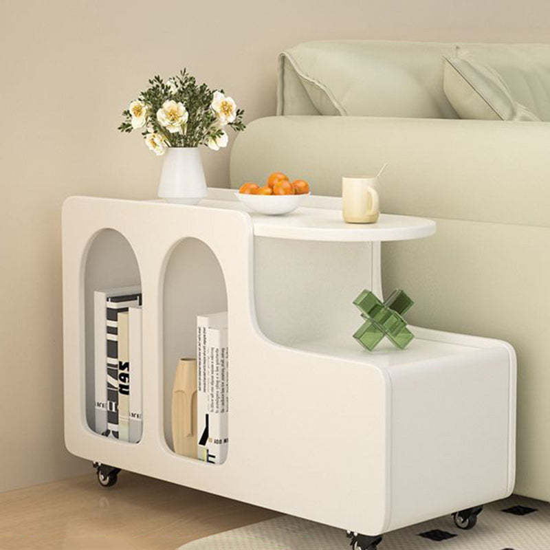 Scandinavian Semi-Circular 3-Tier Side Table