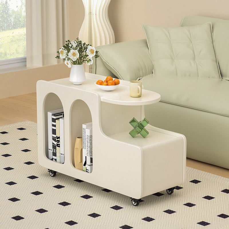 Scandinavian Semi-Circular 3-Tier Side Table