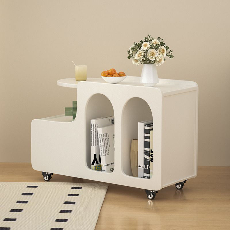 Scandinavian Semi-Circular 3-Tier Side Table