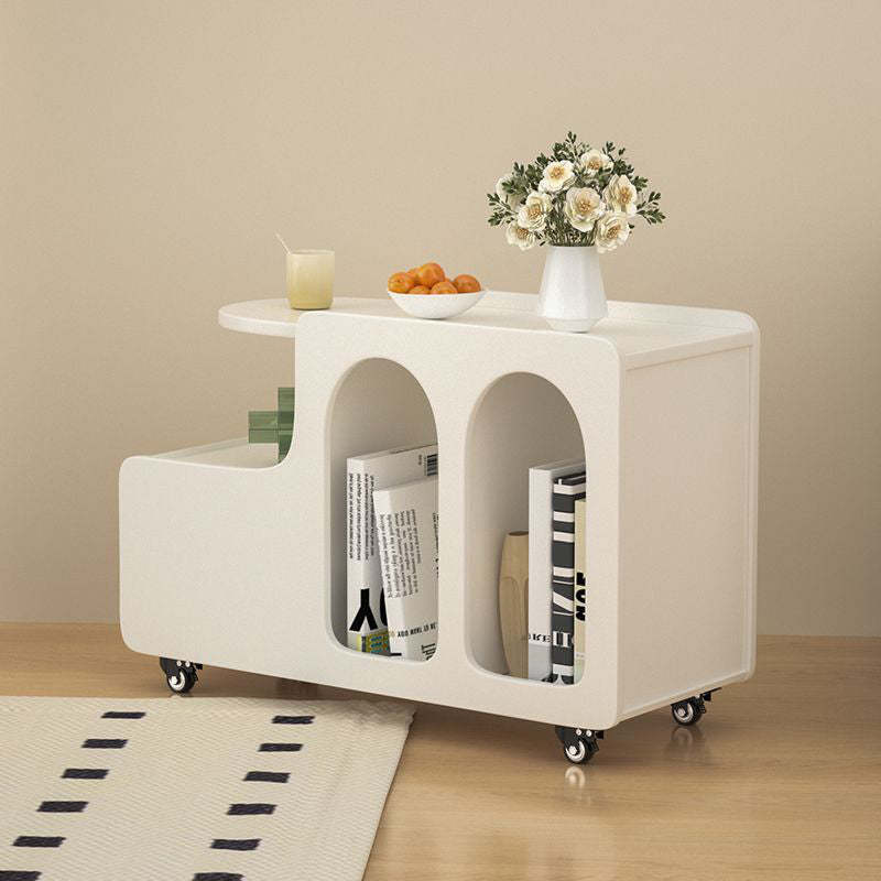 Scandinavian Semi-Circular 3-Tier Side Table