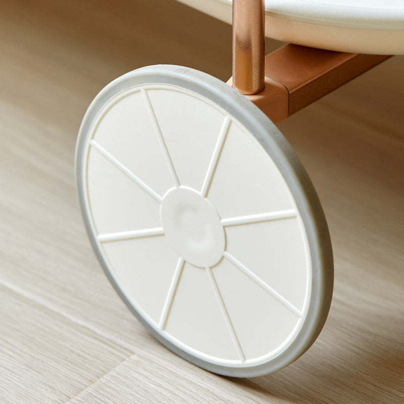Oval Plastic Aluminum Side Table