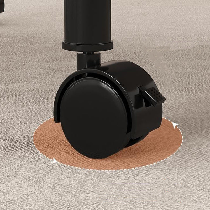 Minimalist Disc Cylinder Wood Metal Side Table