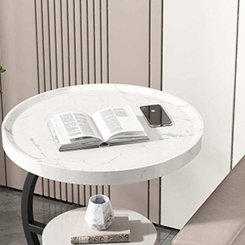 Scandinavian Moon Blister Board Steel Side Table