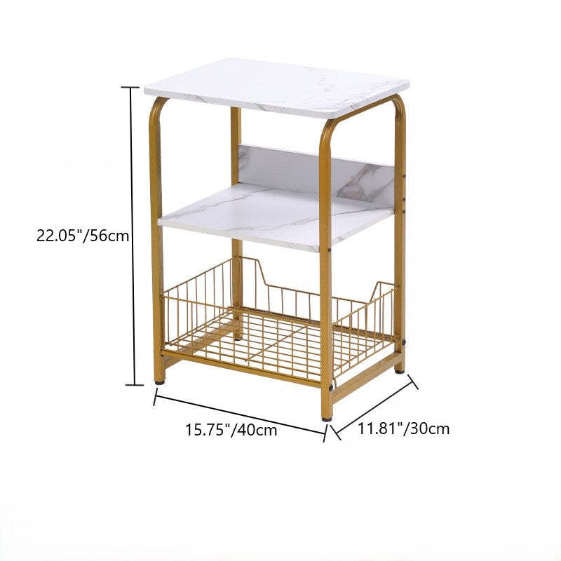 Minimalist Iron Side Table 3-Tier