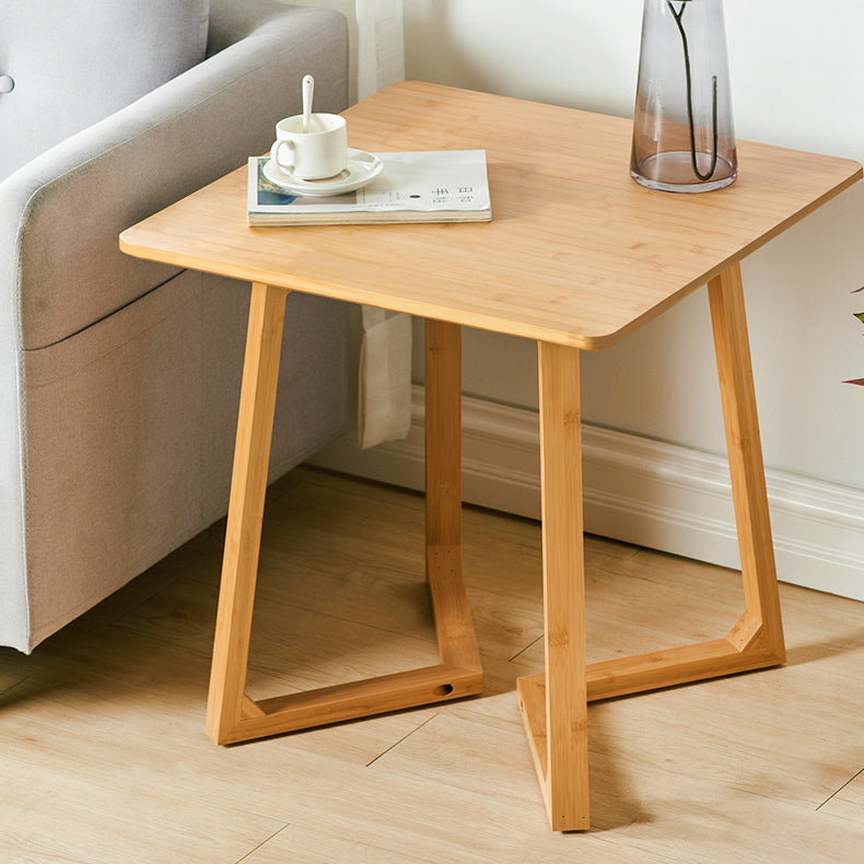 Solid square wood coffee tables for bedroom