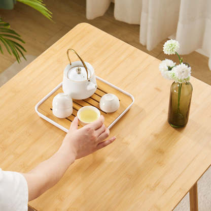 Japanese Square Solid Wood Coffee Table