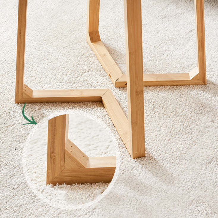 Japanese Square Solid Wood Coffee Table