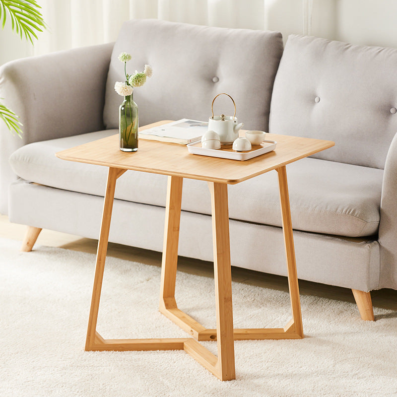 Japanese Square Solid Wood Coffee Table