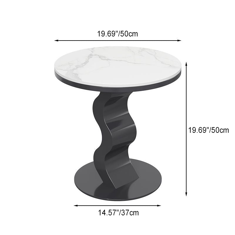Sintered Stone Corrugated Base Coffee Table