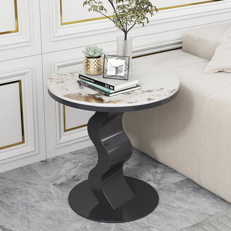 Sintered Stone Corrugated Base Coffee Table