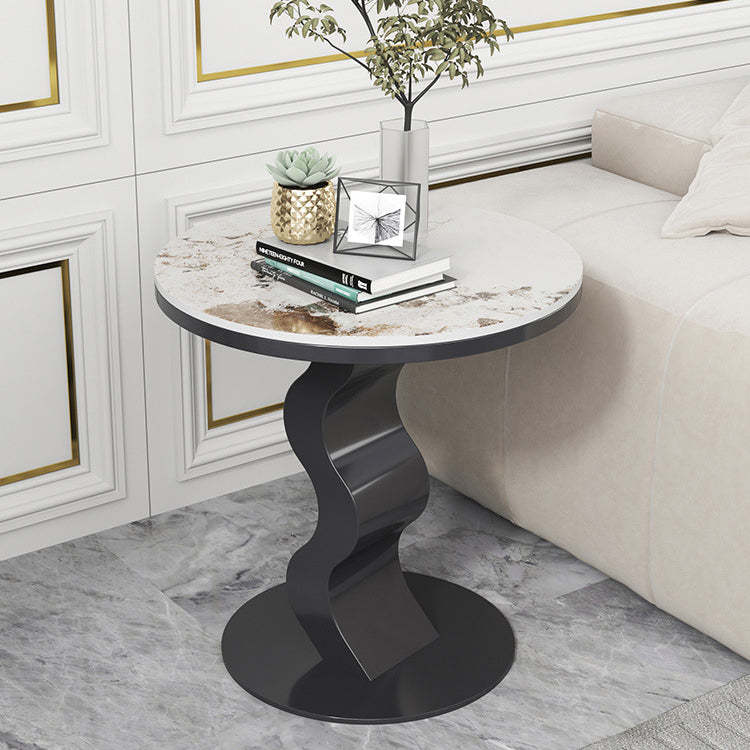 Sintered Stone Corrugated Base Coffee Table