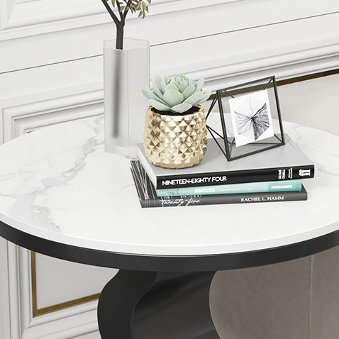 Sintered Stone Corrugated Base Coffee Table