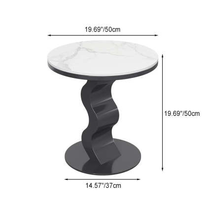 Sintered Stone Corrugated Base Coffee Table