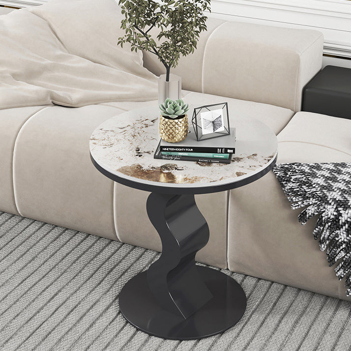 Sintered Stone Corrugated Base Coffee Table