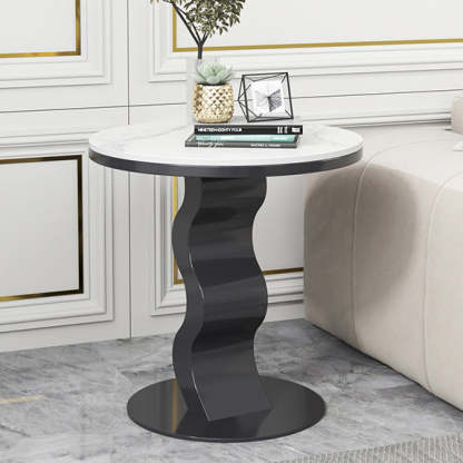Sintered Stone Corrugated Base Coffee Table