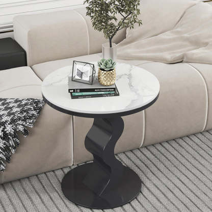 Sintered Stone Corrugated Base Coffee Table