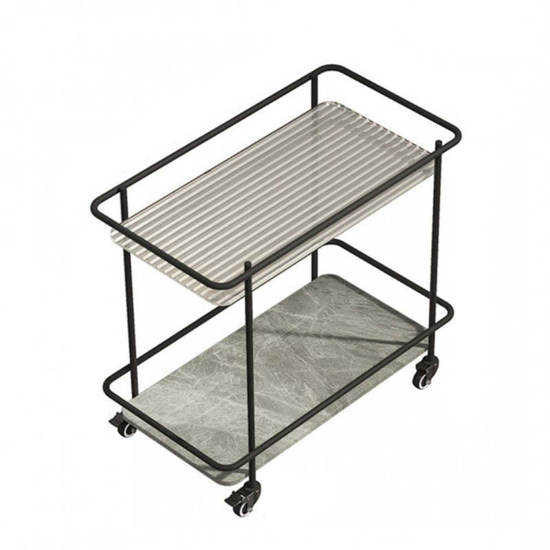 Minimalist Sintered Stone Glass End Table