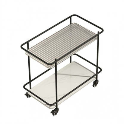 Minimalist Sintered Stone Glass End Table