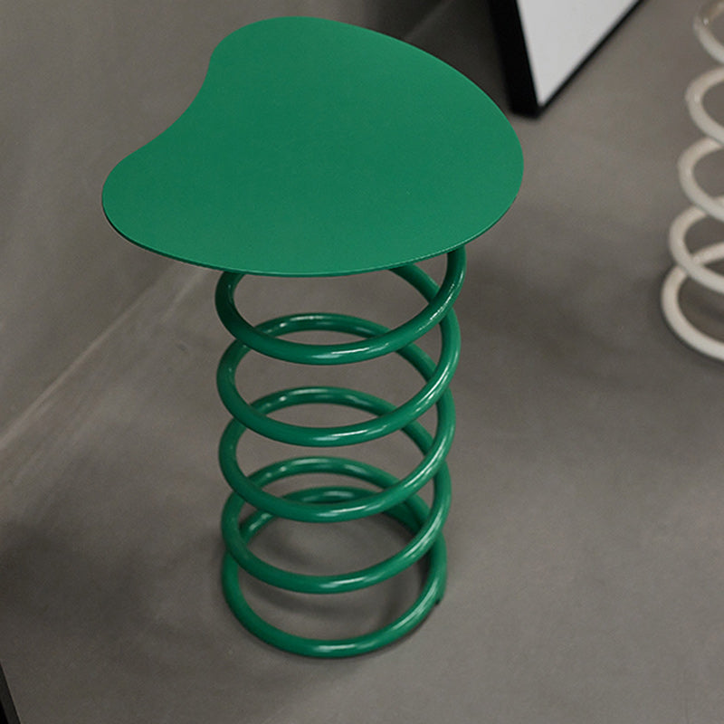 Scandinavian Iron Spiral Spring Stool