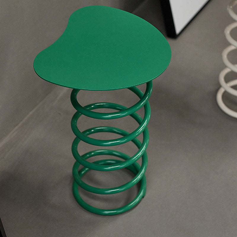 Scandinavian Iron Spiral Spring Stool