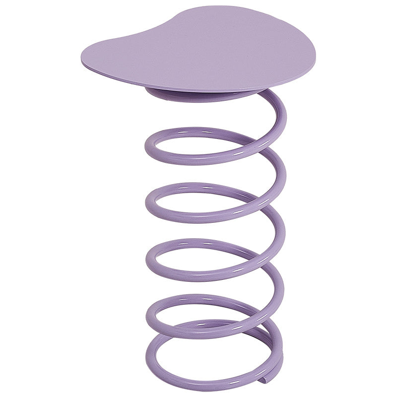 Scandinavian Iron Spiral Spring Stool