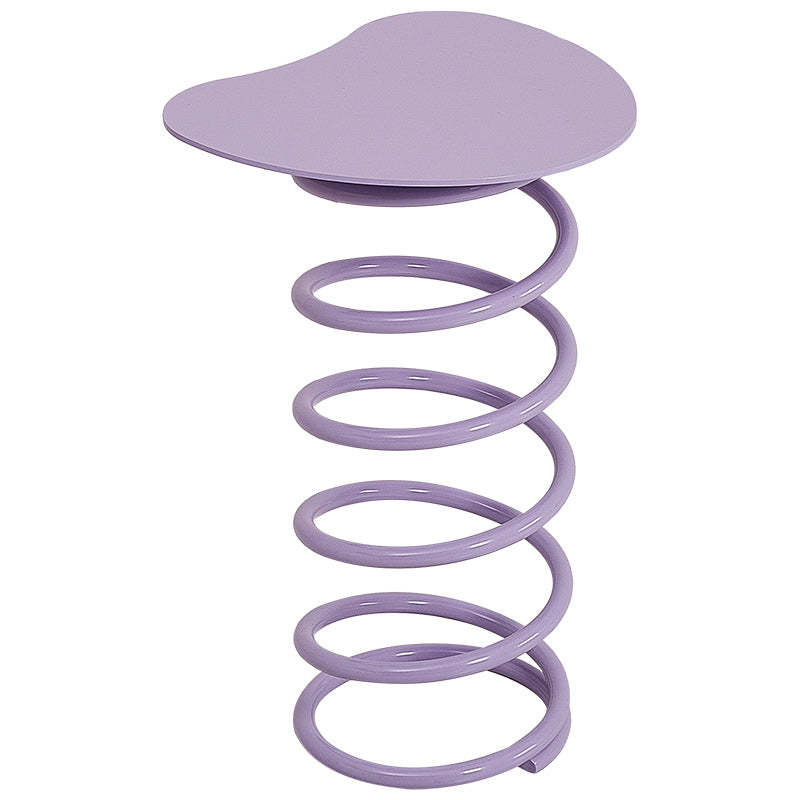 Scandinavian Iron Spiral Spring Stool