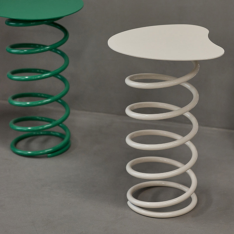 Scandinavian Iron Spiral Spring Stool
