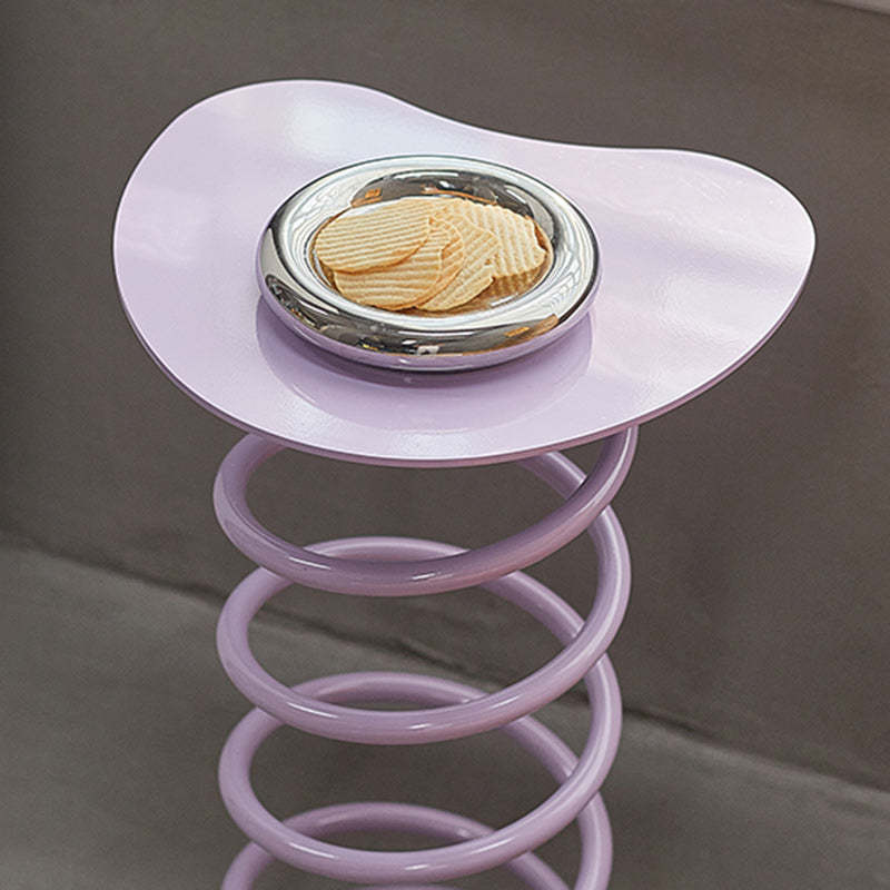 Scandinavian Iron Spiral Spring Stool