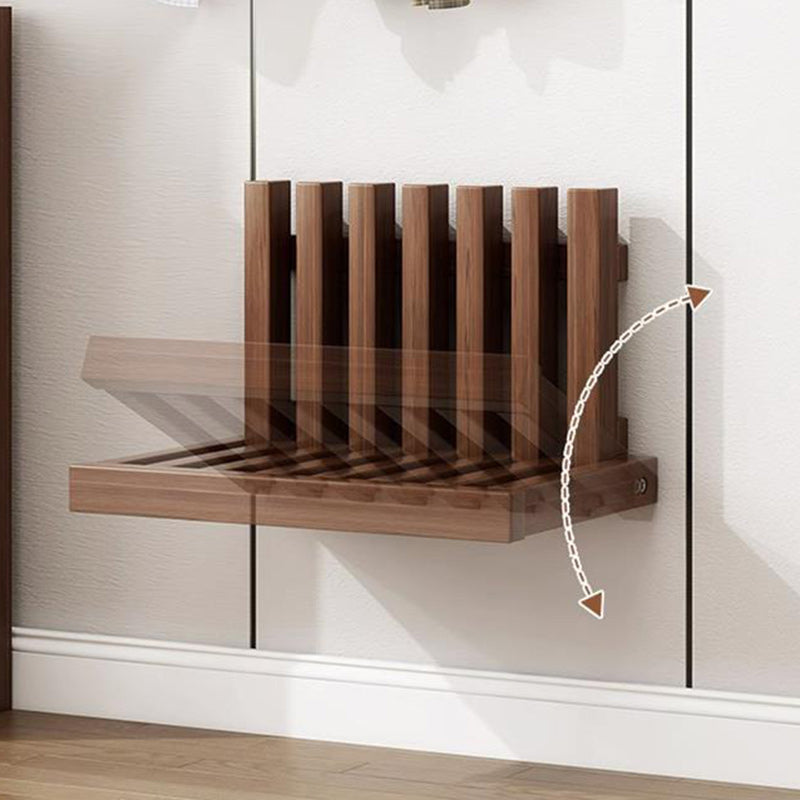 Minimalist Ultra-Thin Wood Foldable Wall-Mounted End Table