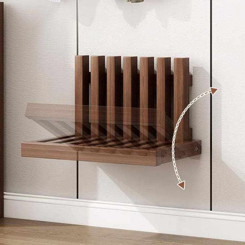 Minimalist Ultra-Thin Wood Foldable Wall-Mounted End Table