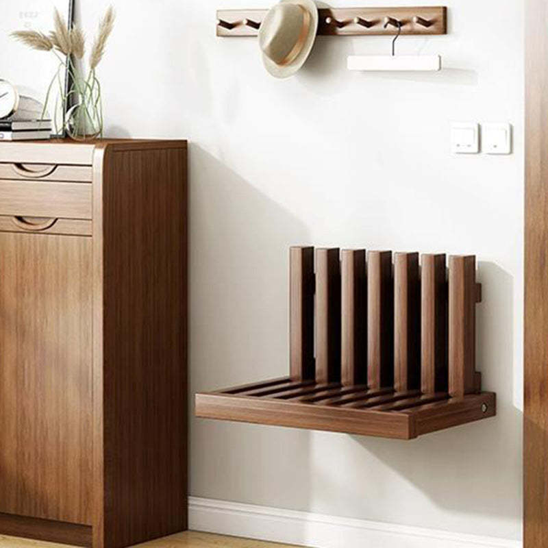 Minimalist Ultra-Thin Wood Foldable Wall-Mounted End Table