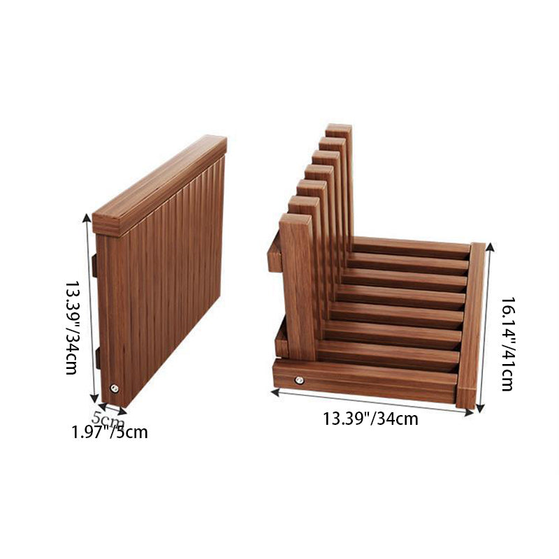 Minimalist Ultra-Thin Wood Foldable Wall-Mounted End Table