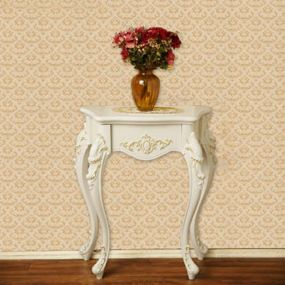 European Wood Arc Carved Console Table