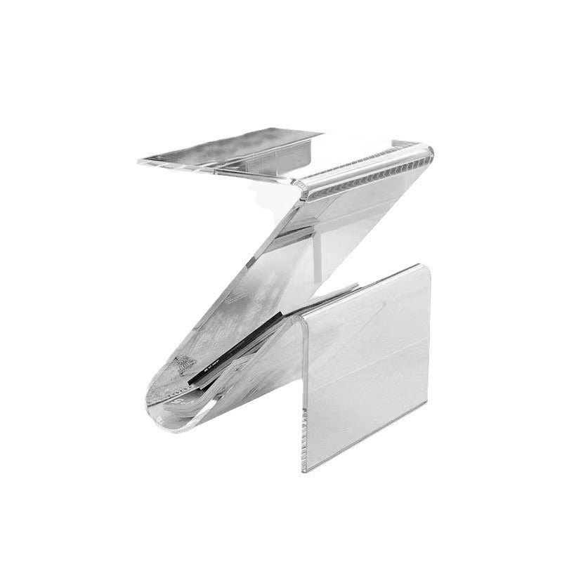 Nordic Acrylic Z-Shape Storage End Table
