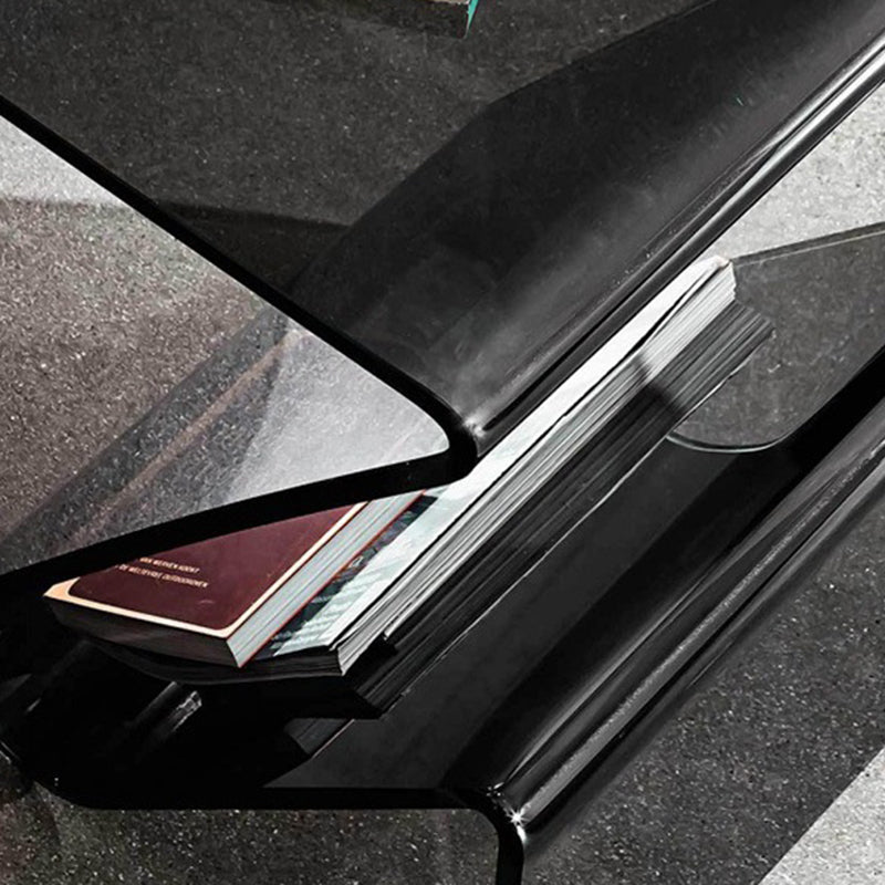 Nordic Acrylic Z-Shape Storage End Table