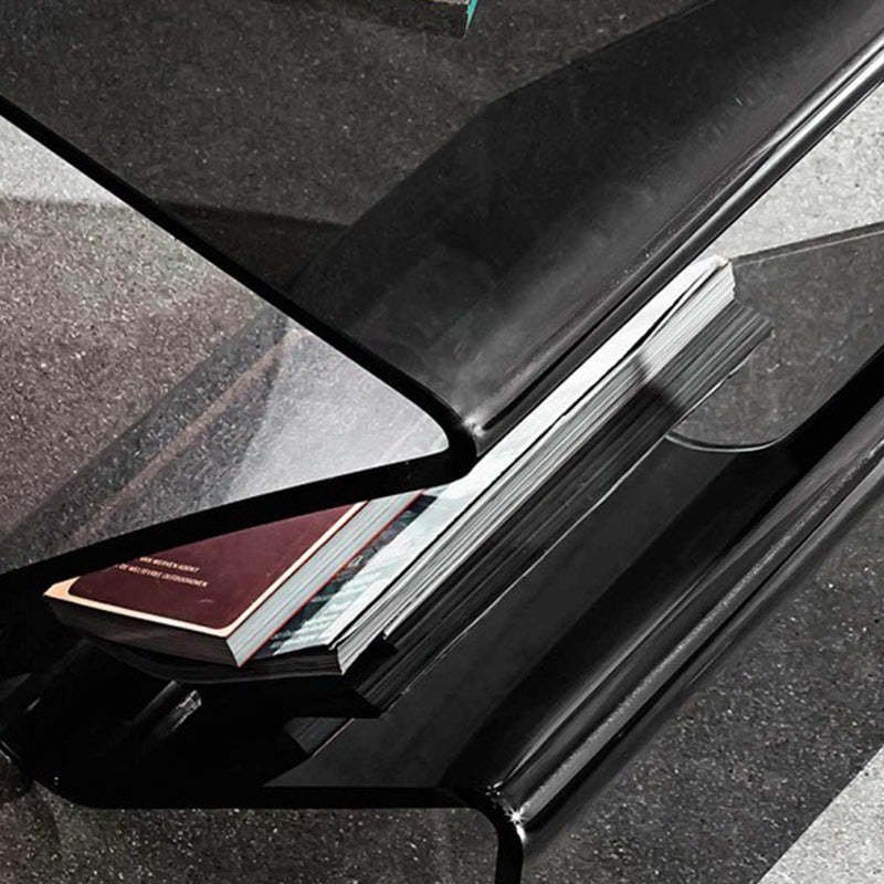 Nordic Acrylic Z-Shape Storage End Table